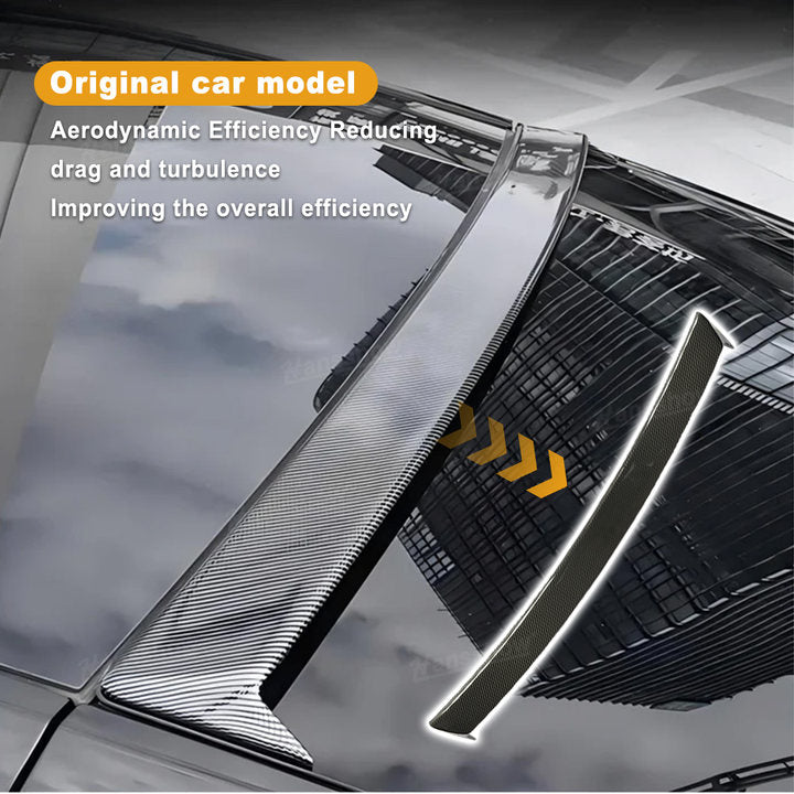 Tesla Model Y Real Carbon Fiber Roof Spoiler Original style