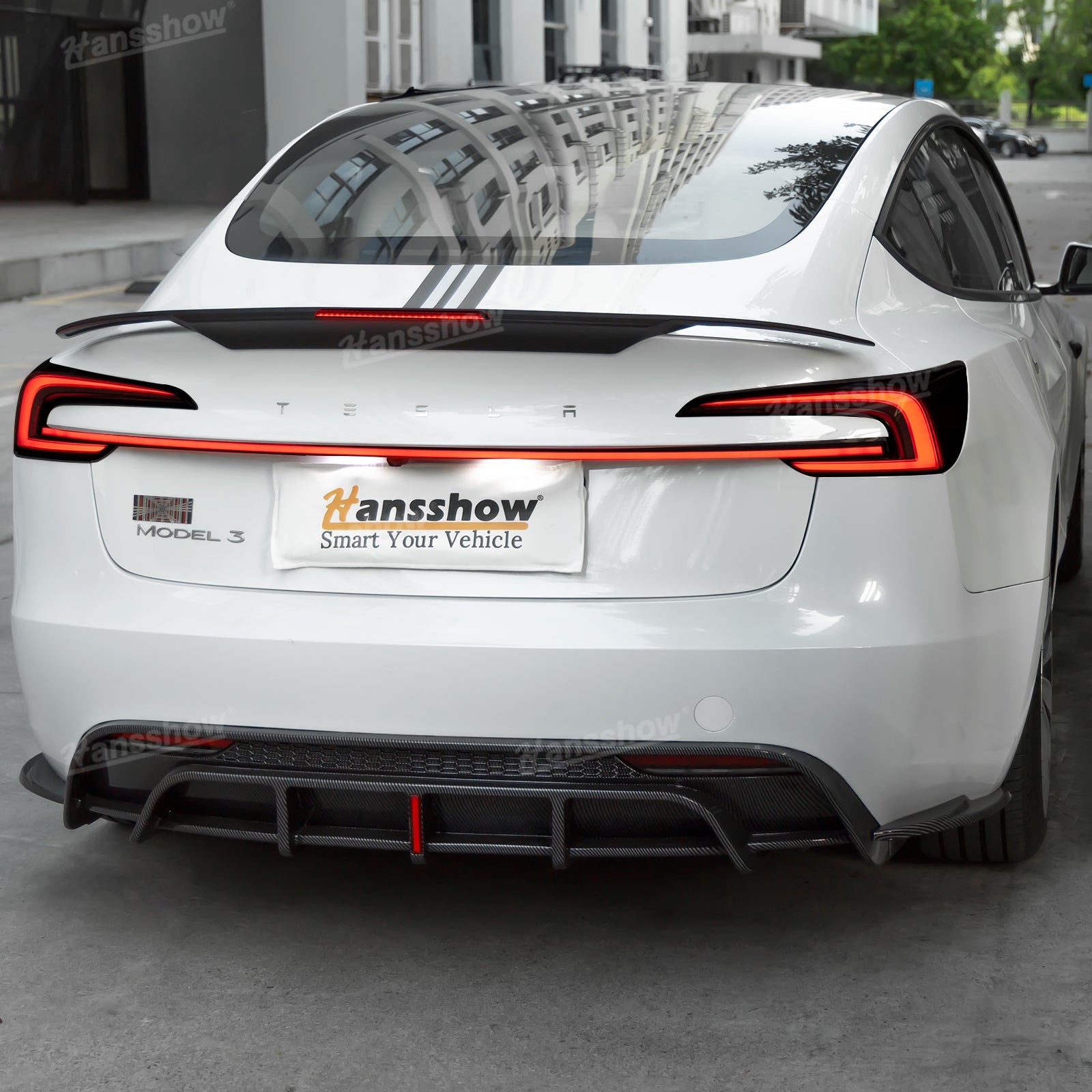 Knight Rider Full-Width Strip Tail Light for Tesla Model Y - product specifications