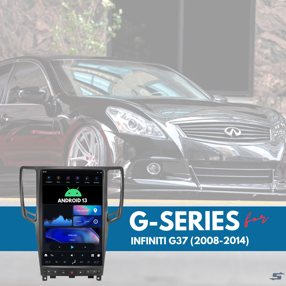 Infiniti G37 (& Q60) G-Series Tesla Style Screen, Android 13