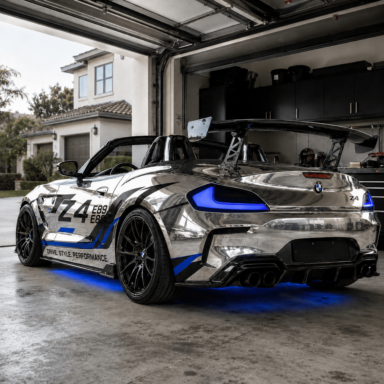 Bmw Z4 09-16 Tail Lights Smoke White