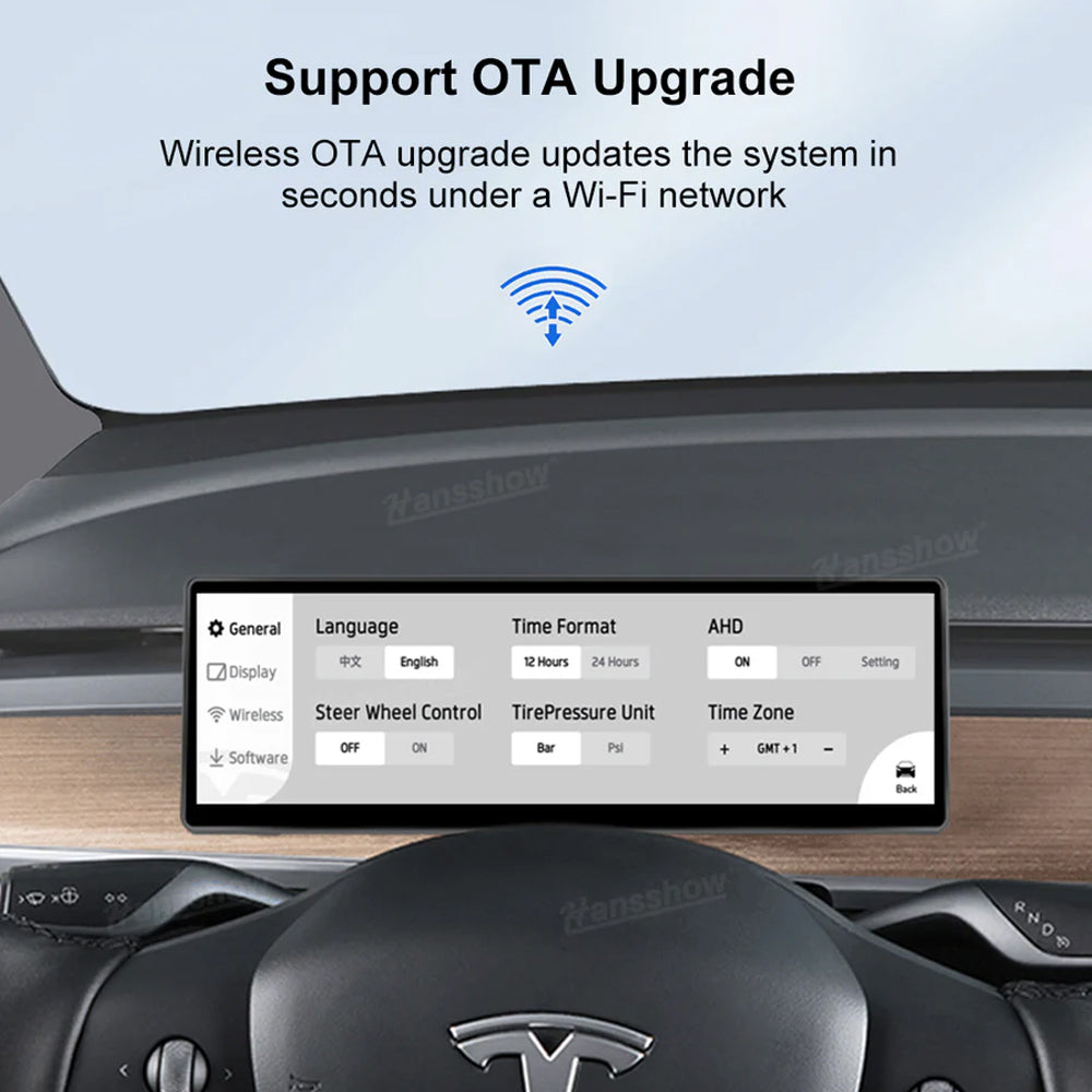 Tesla Model 3/Y APEX Touch Screen installed in vehicle