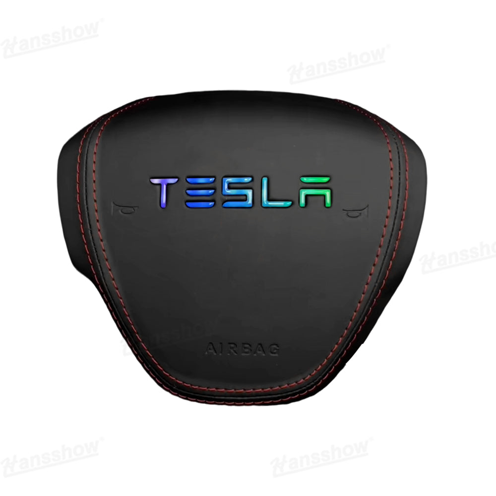 Model 3/Y Airbag Replacement Cover with LED Illuminated Letter Logo
