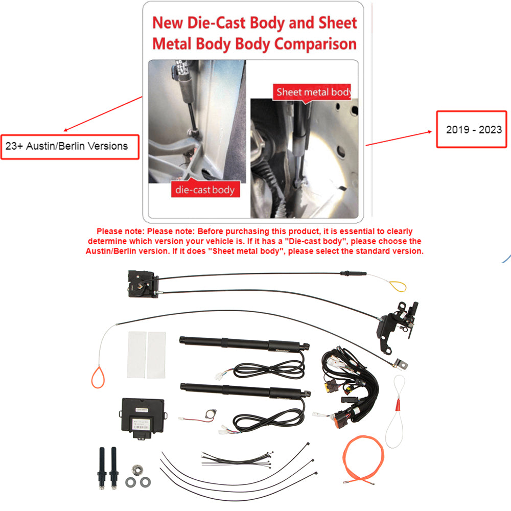 Model Y Power Frunk V5 and Trunk Kick Sensor installed view