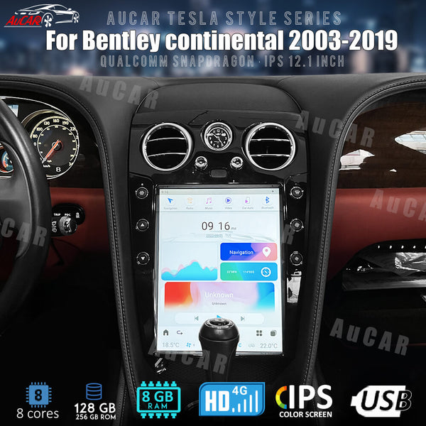 SquareWheels G-Series Tesla Style Screen (Bentley Continental)