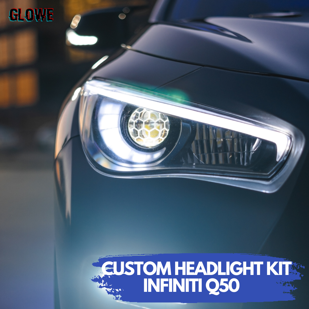 Versuns - Conjunto De Faros LED Para Infiniti Q50 2014-2022 - Faros