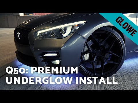 Q50 Premium Custom-Cut RGB Underglow (Glowe)