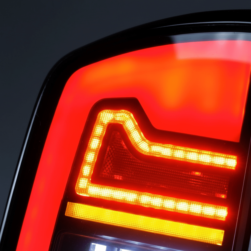 Dodge 2007 2008 Ram 1500 2500 3500 LED Smoked Tail Lights