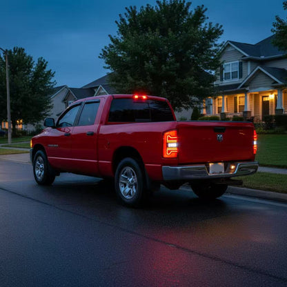 Dodge 2007 2008 Ram 1500 2500 3500 LED Smoked Tail Lights