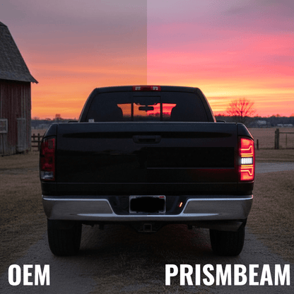 Dodge 2002 2006 Ram 1500 2500 3500 LED Smoked Tail Lights
