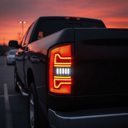 Dodge 2002 2006 Ram 1500 2500 3500 LED Smoked Tail Lights
