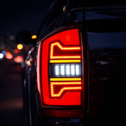 Dodge 2007 2008 Ram 1500 2500 3500 LED Smoked Tail Lights