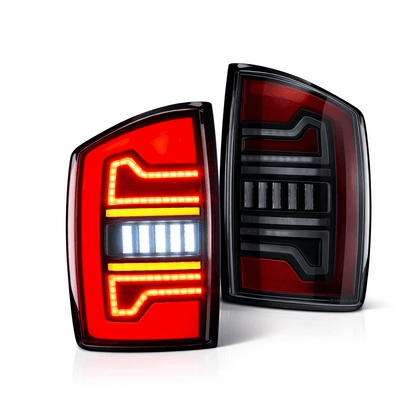 Dodge 2002 2006 Ram 1500 2500 3500 LED Smoked Tail Lights