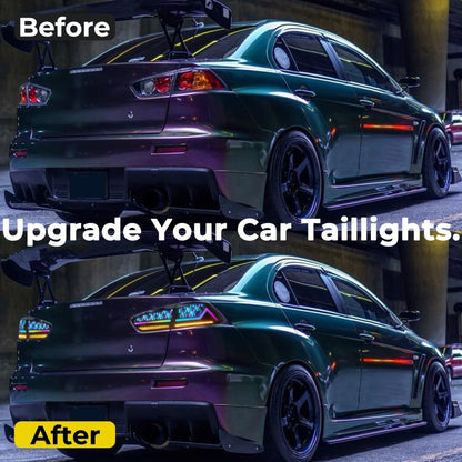Mitsubishi Lancer 08-18 RGB Tail Lights 30 Custom Digital Patterns