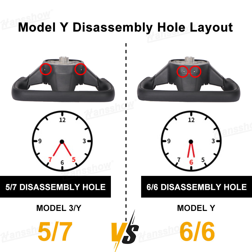Model 3/Y Airbag Replacement Cover with LED Illuminated Letter Logo