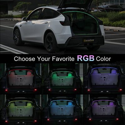 Model Y Juniper Rear Trunk Ambient Lighting RGB LED Light Strips - energy-efficient design