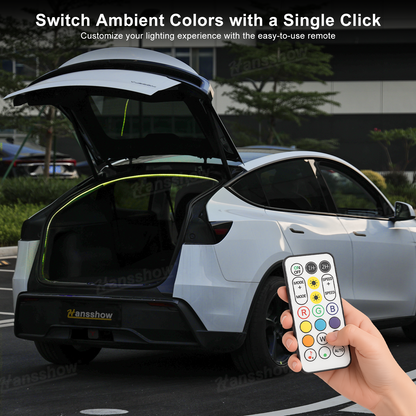 Model Y Juniper Rear Trunk Ambient Lighting RGB LED Light Strips - minimalist integration