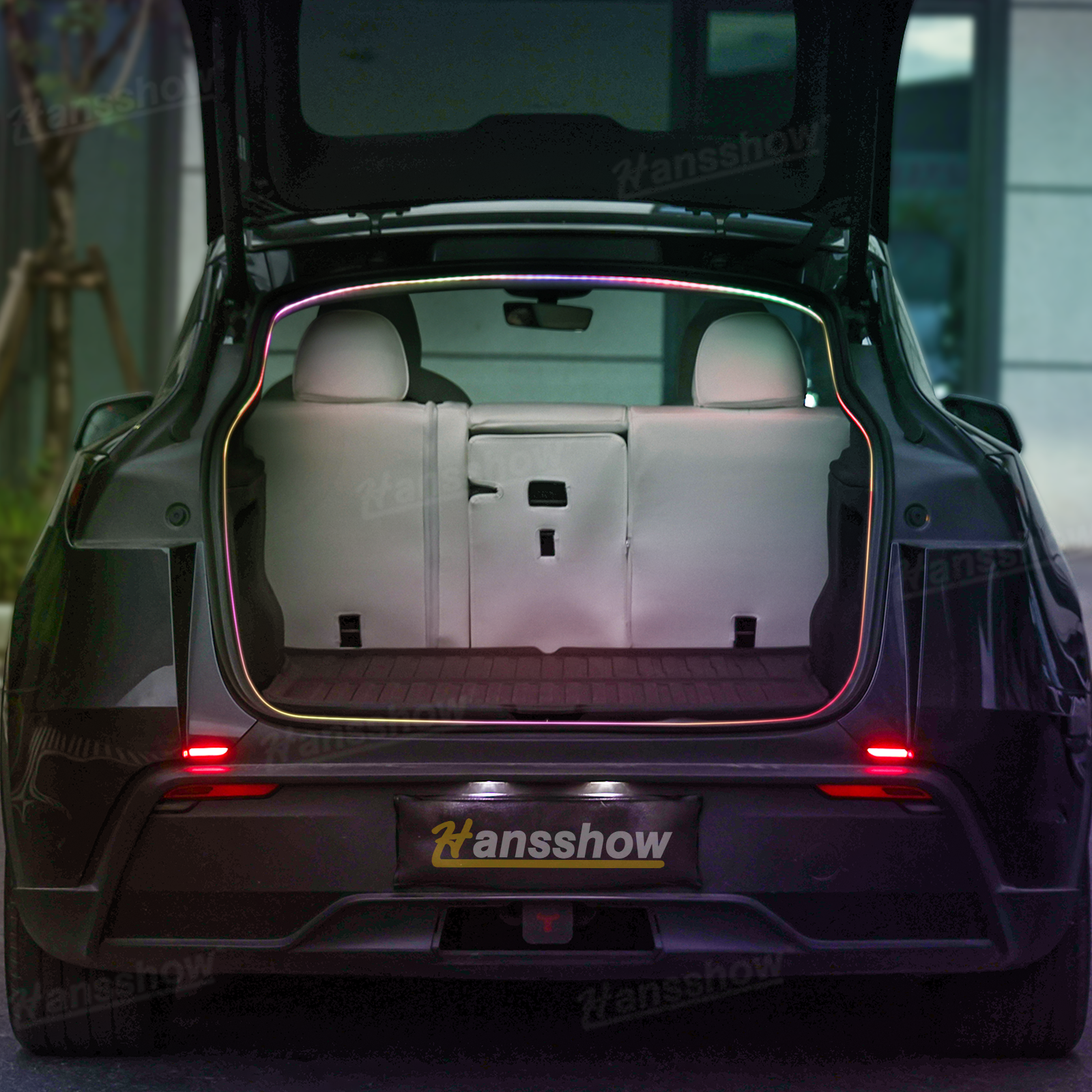 Model Y Juniper Rear Trunk Ambient Lighting RGB LED Light Strips - user-friendly setup
