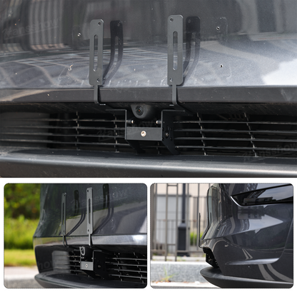 Model Y Juniper License Plate Frame close-up detail