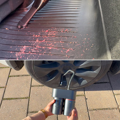 5-in-1 Tesla Jump Starter Kit with 100W Tire Inflator&185 PSI Pressure...