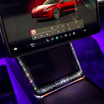 Model Y Juniper Ambient Lighting for Wireless Charging Port - starry galaxy effect