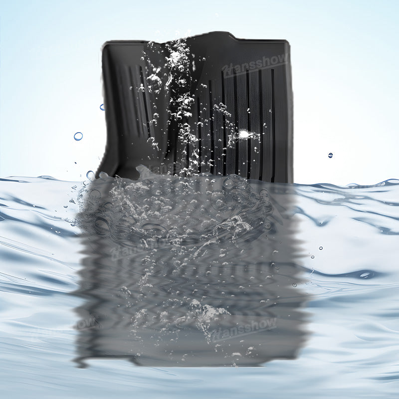 Model 3 Waterproof Floor Mats All Weather Floor Liners (Full Set) - close-up detail