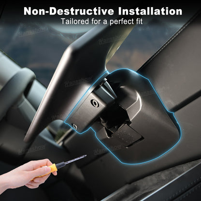 Model 3 Highland & Model Y Juniper Screen Swivel Mount with touchscreen interface