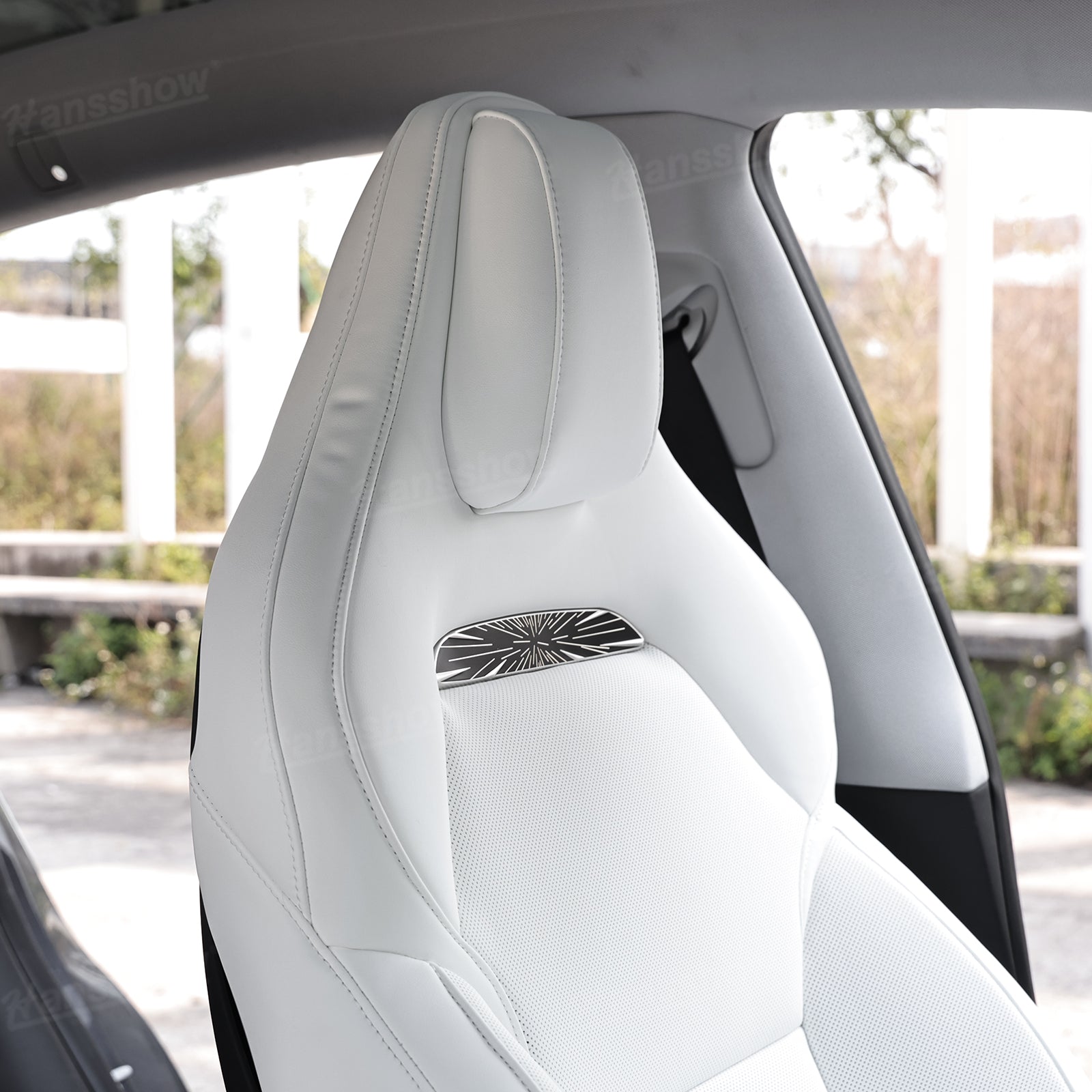 Model Y Juniper Seat Replacement Sport Seats NAPPA Leather Front Angle