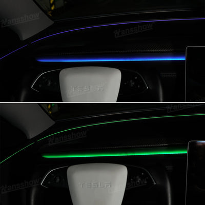 Model Y Juniper Ambient Light 3.0 illuminated interior ambiance