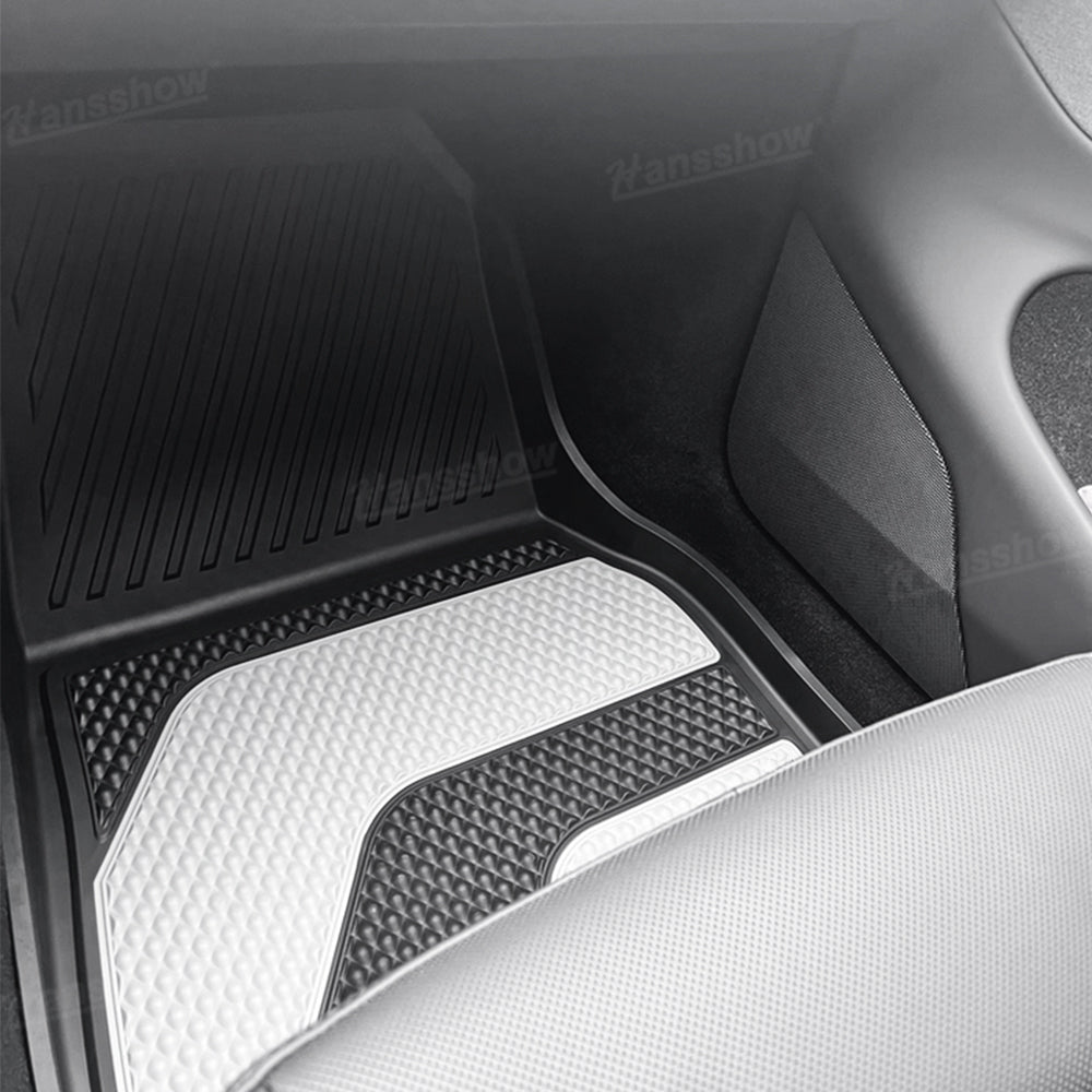 Model Y Juniper TPE Floor Mats - Elegant two-tone design