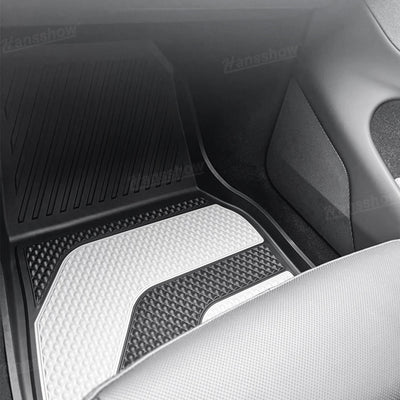 Model Y Juniper TPE Floor Mats - Elegant two-tone design