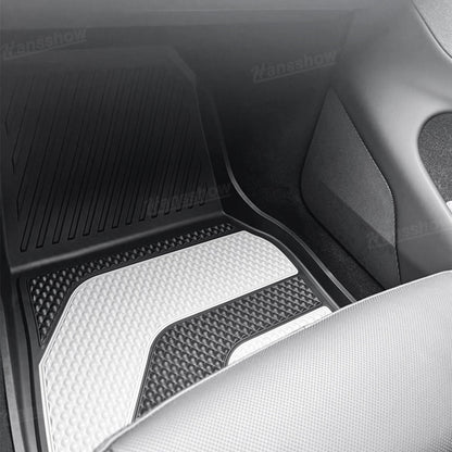 Model Y Juniper TPE Floor Mats - Elegant two-tone design
