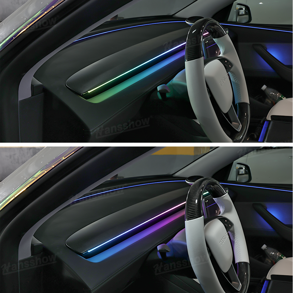 Model Y Juniper Dashboard Trim Replacement lifestyle shot