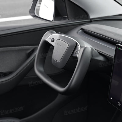 Model Y Yoke Steering Wheel Nappa ergonomic handling
