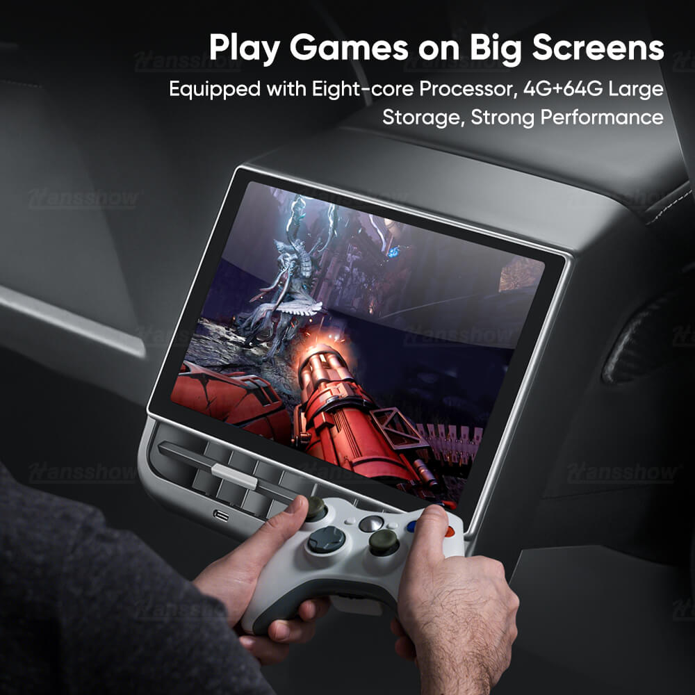 H86 Android Rear Entertainment Screen in Tesla Model 3/Y interior