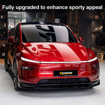 Model Y Juniper ABS Full Aero Body Kit Front Lip side view