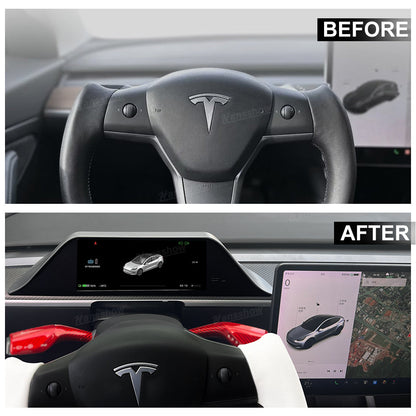 Model 3/Y 8.9" Integrated Dashboard Display Screen detail close-up