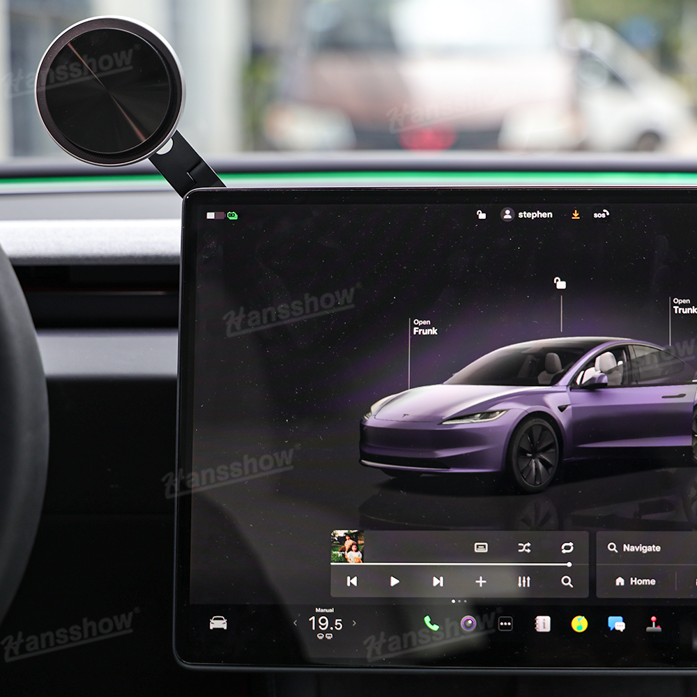 Tesla Car Rechargeable Phone Holder Mount elegant design
