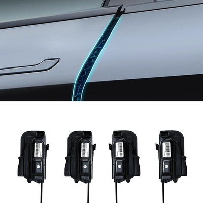 Model Y Juniper Smart Soft-Close Doors side angle