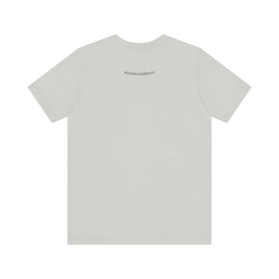 SWA Signature Splash Tee in athletic heather color on model