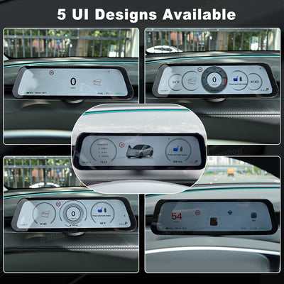Tesla Model 3 Highland APEX Instrument Cluster - Night mode display