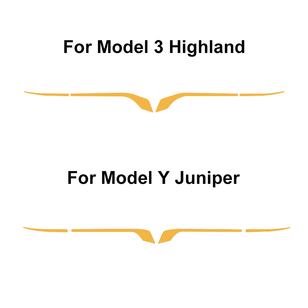 Model Y Juniper PPF Rearview Mirror Cover Trim showcasing protection