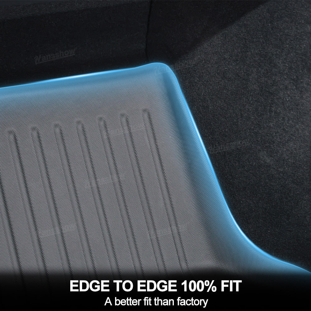 Model Y Floor Mats Custom Fit All Weather TPE Interior Accessories - close-up detail
