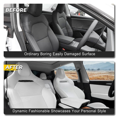 Model Y/3 NAPPA Leather Seat Replacement - Side Angle