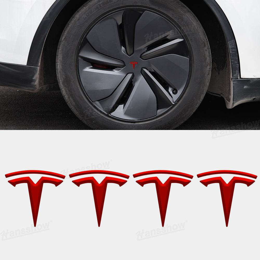 Model Y Juniper/3 Highland 3D Wheel Hub Center Cap Emblem front view