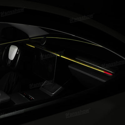 Model Y Juniper Ambient Light 3.0 with visual alerts in use