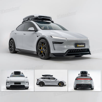 Model Y Juniper ABS Body Kit Performance Style Front Lip & Side Skirts - front view