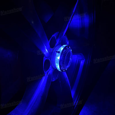 Model Y Juniper Wheel Hub Lights ambient lighting showcase