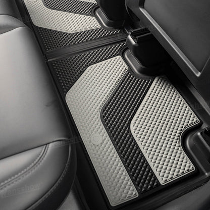 Model Y Juniper TPE Floor Mats - Front row installation