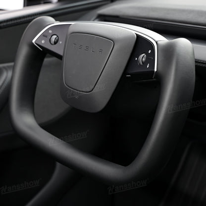Model Y Yoke Steering Wheel Nappa color options