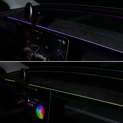 Streamer Ambient Light for Tesla Model Y & 3 driving experience